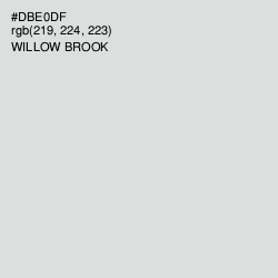 #DBE0DF - Willow Brook Color Image